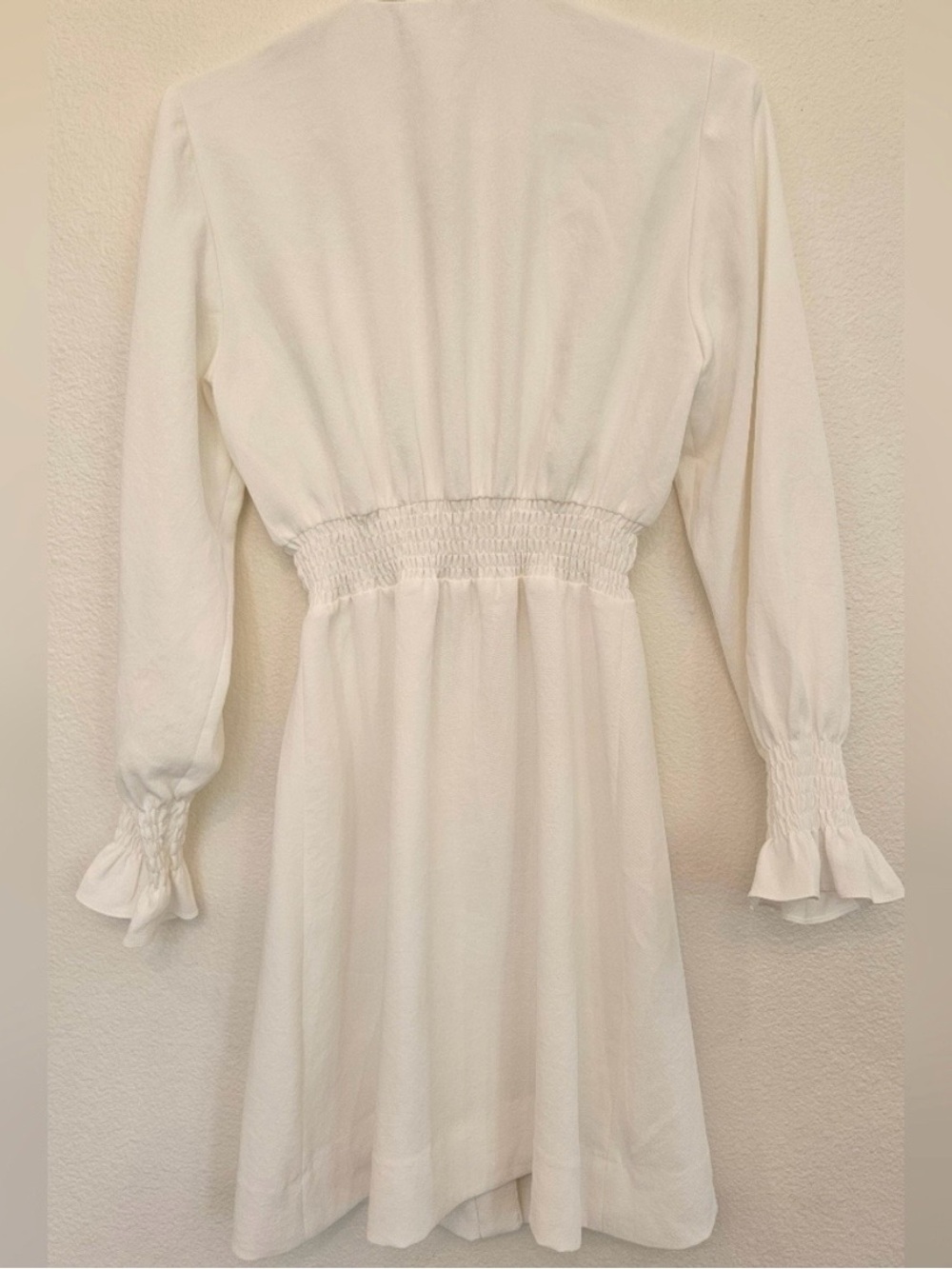 Sandro Lylie White Button Dress - Picture 5 of 9